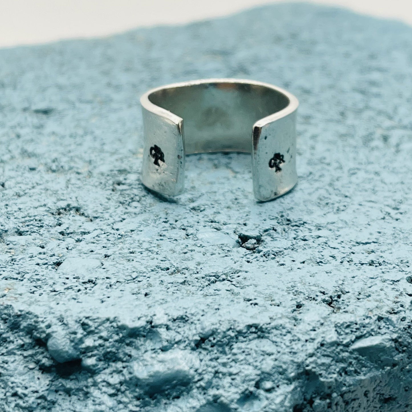 Living Water Silver Cuff Ring - GIFTKEYSROCK