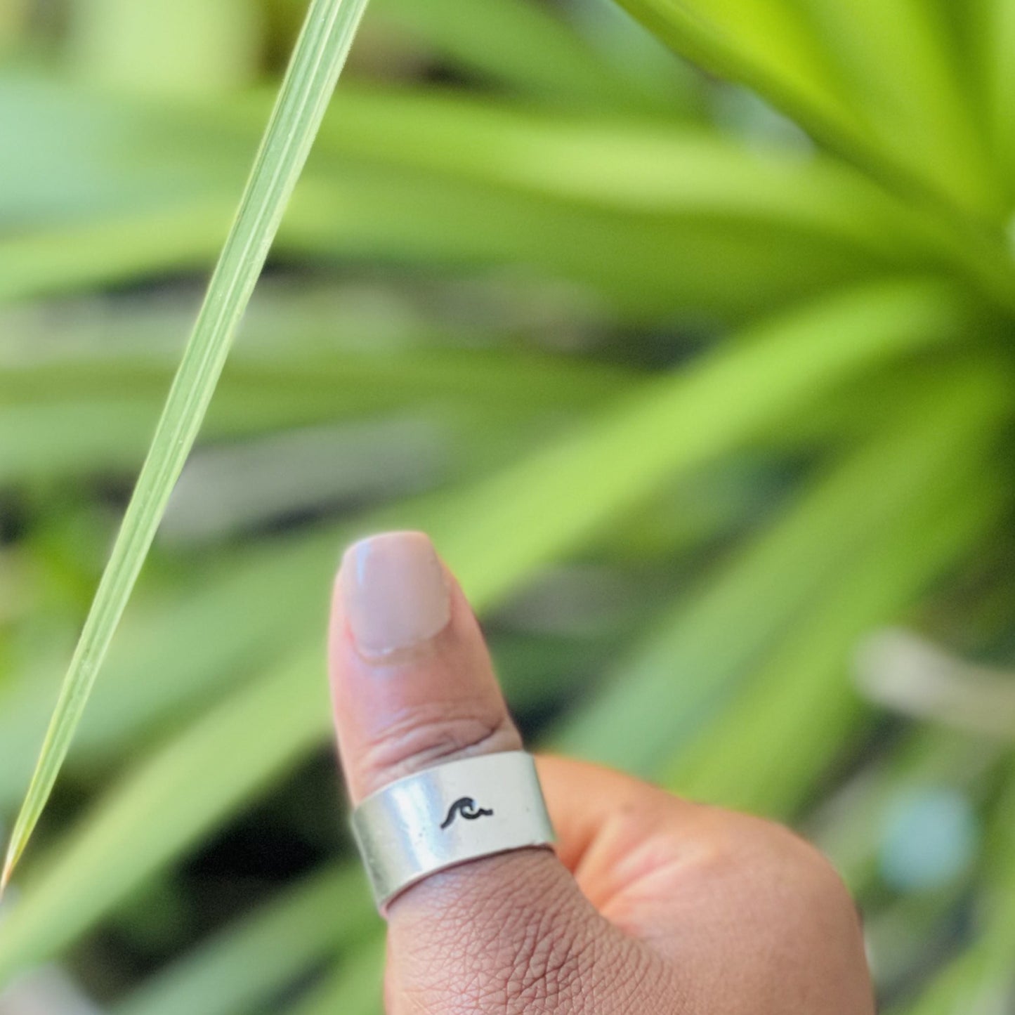 Living Water Silver Cuff Ring - GIFTKEYSROCK