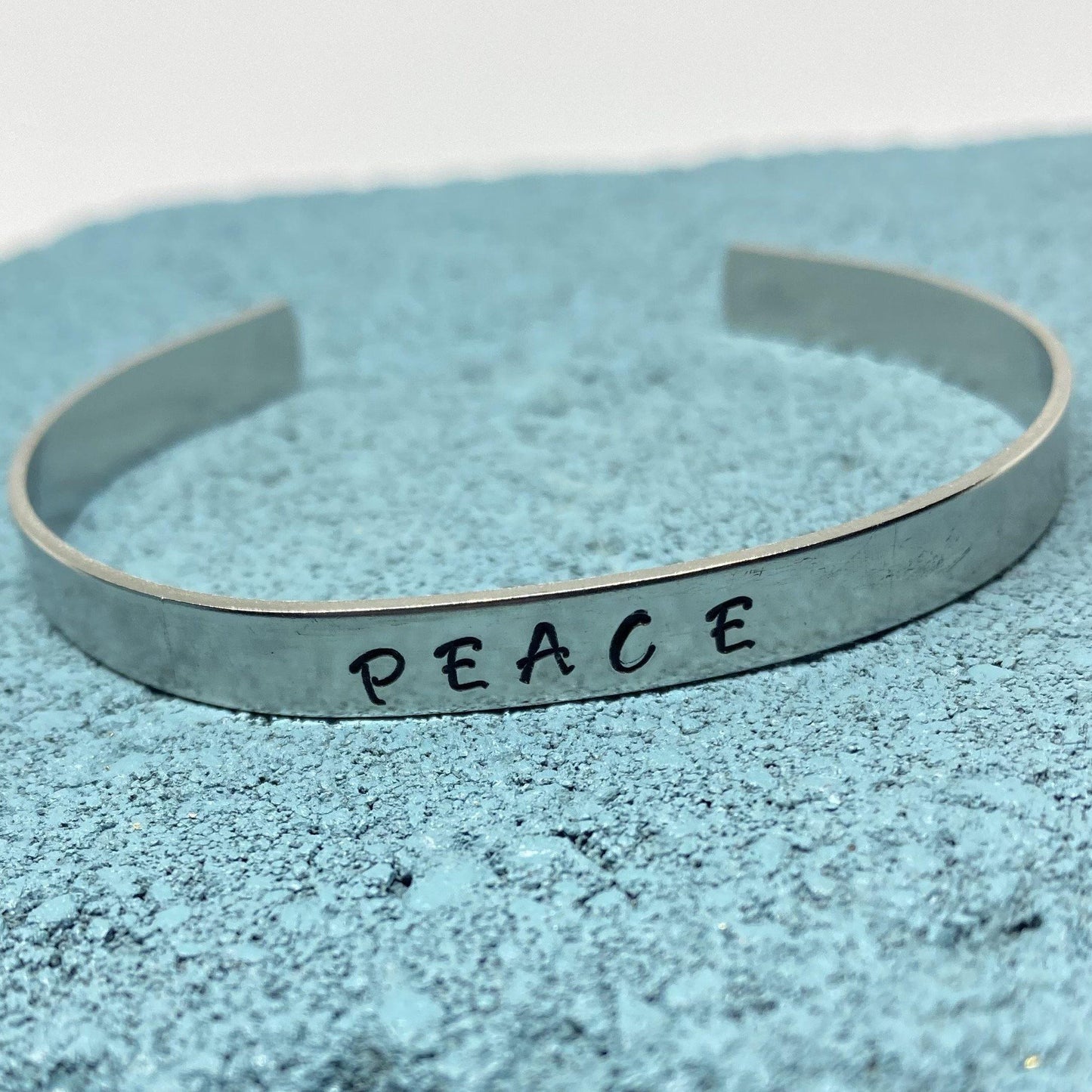 hand stamped jewelry, handmade jewelry, cuff bracelet, inspirational jewelry