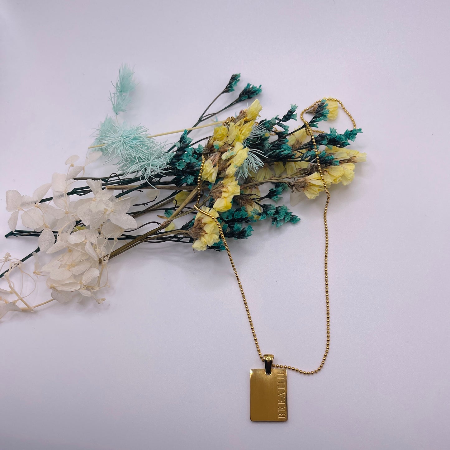 Breathe Pendant Necklace