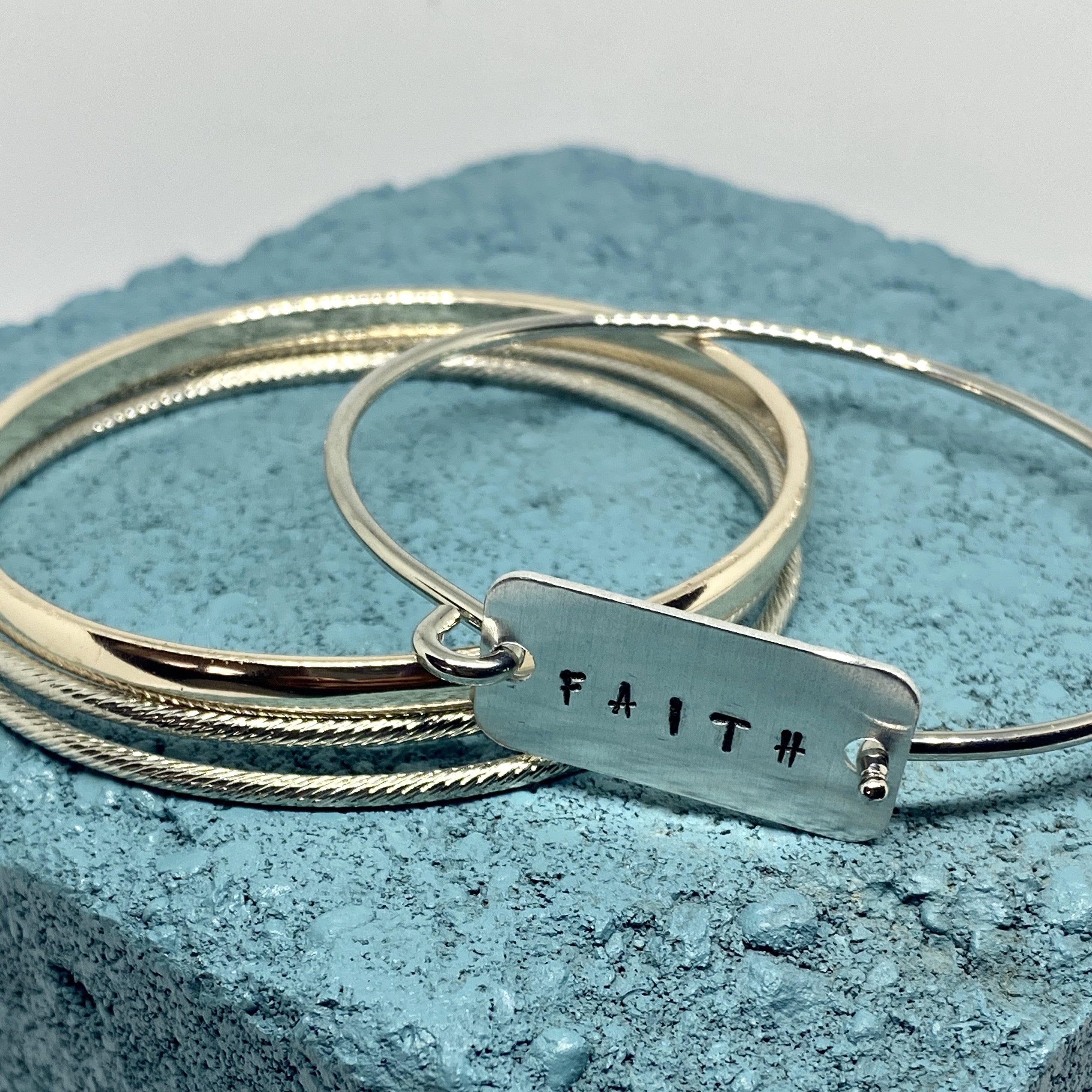 Inspirational bangle sale bracelets