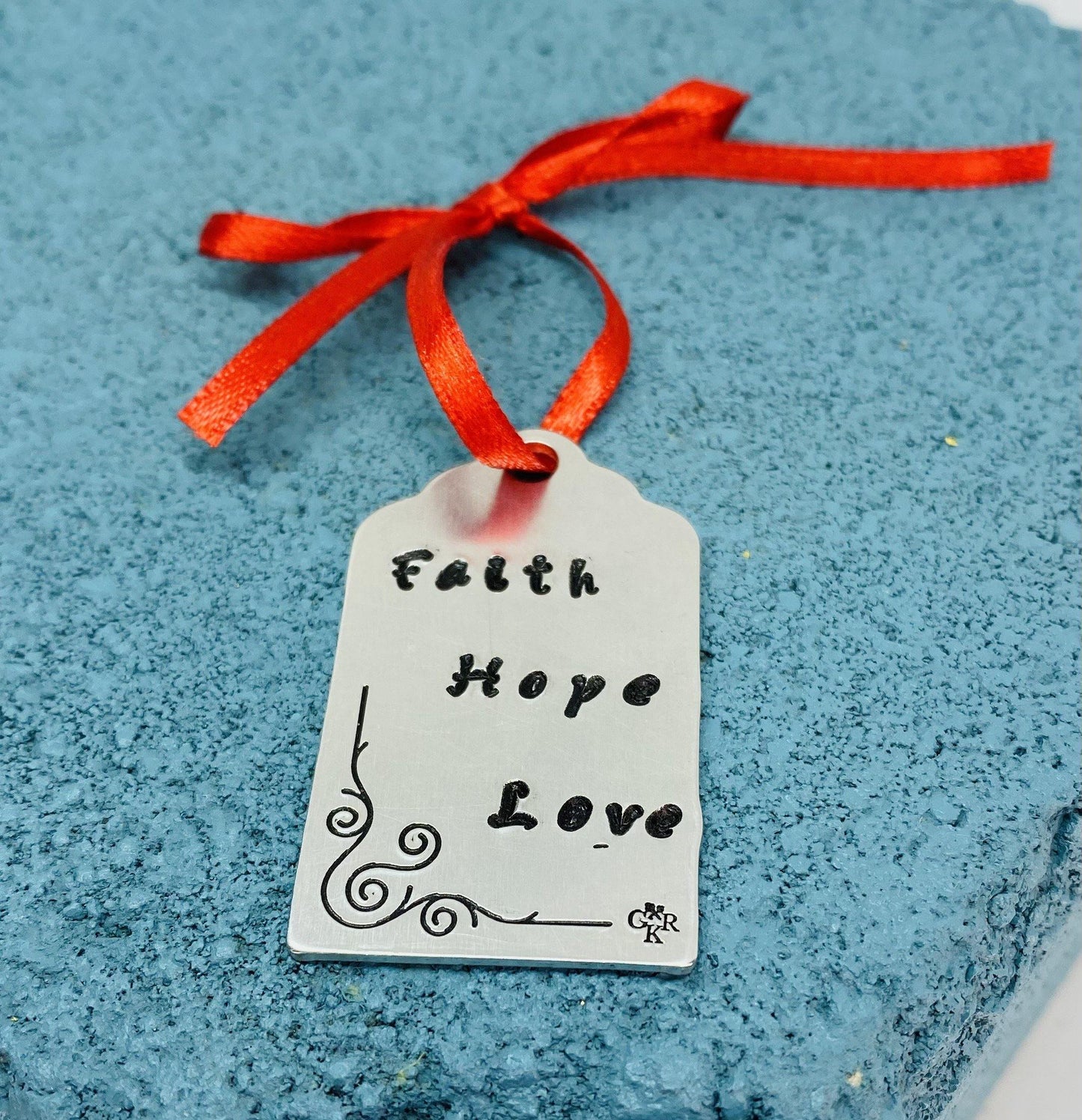 Faith, Hope, Love GKR Ornament - GIFTKEYSROCK 