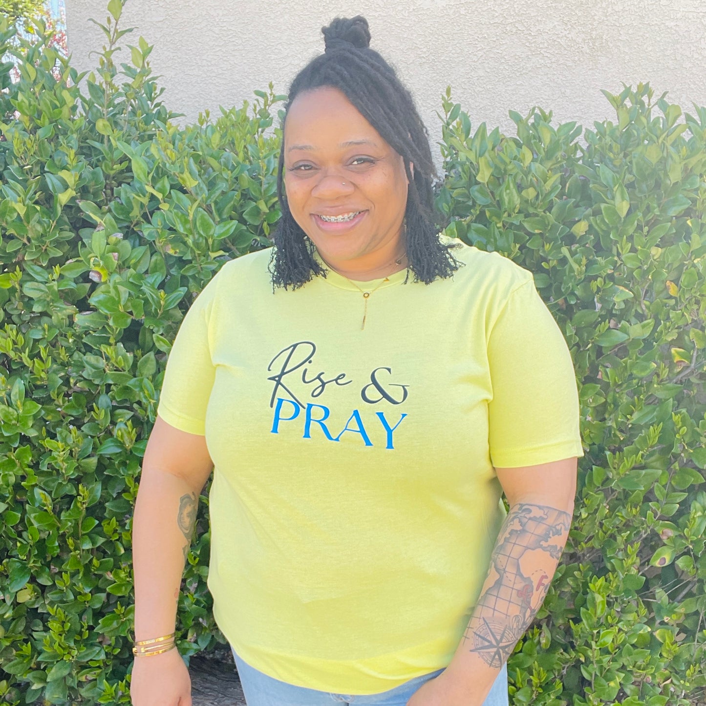 Rise & Pray Unisex Short-Sleeve Tee