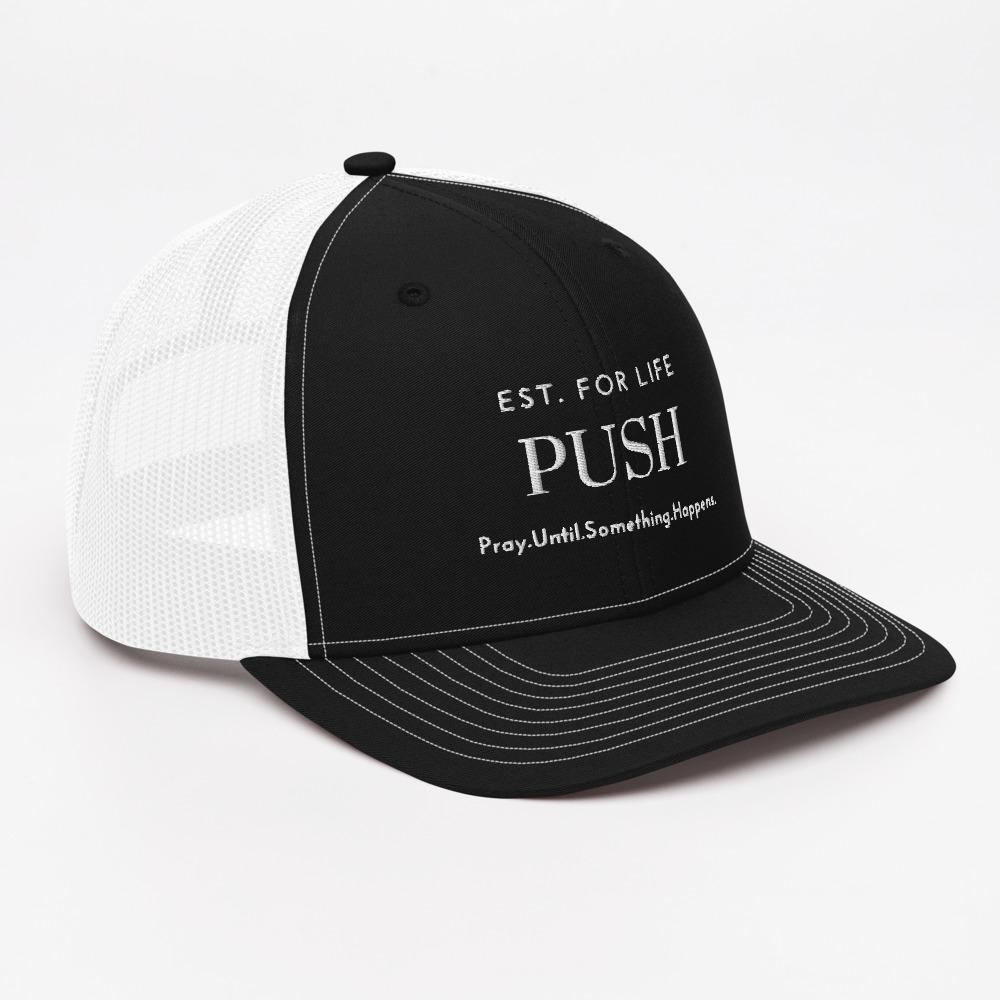PUSH Trucker Cap - GIFTKEYSROCK 