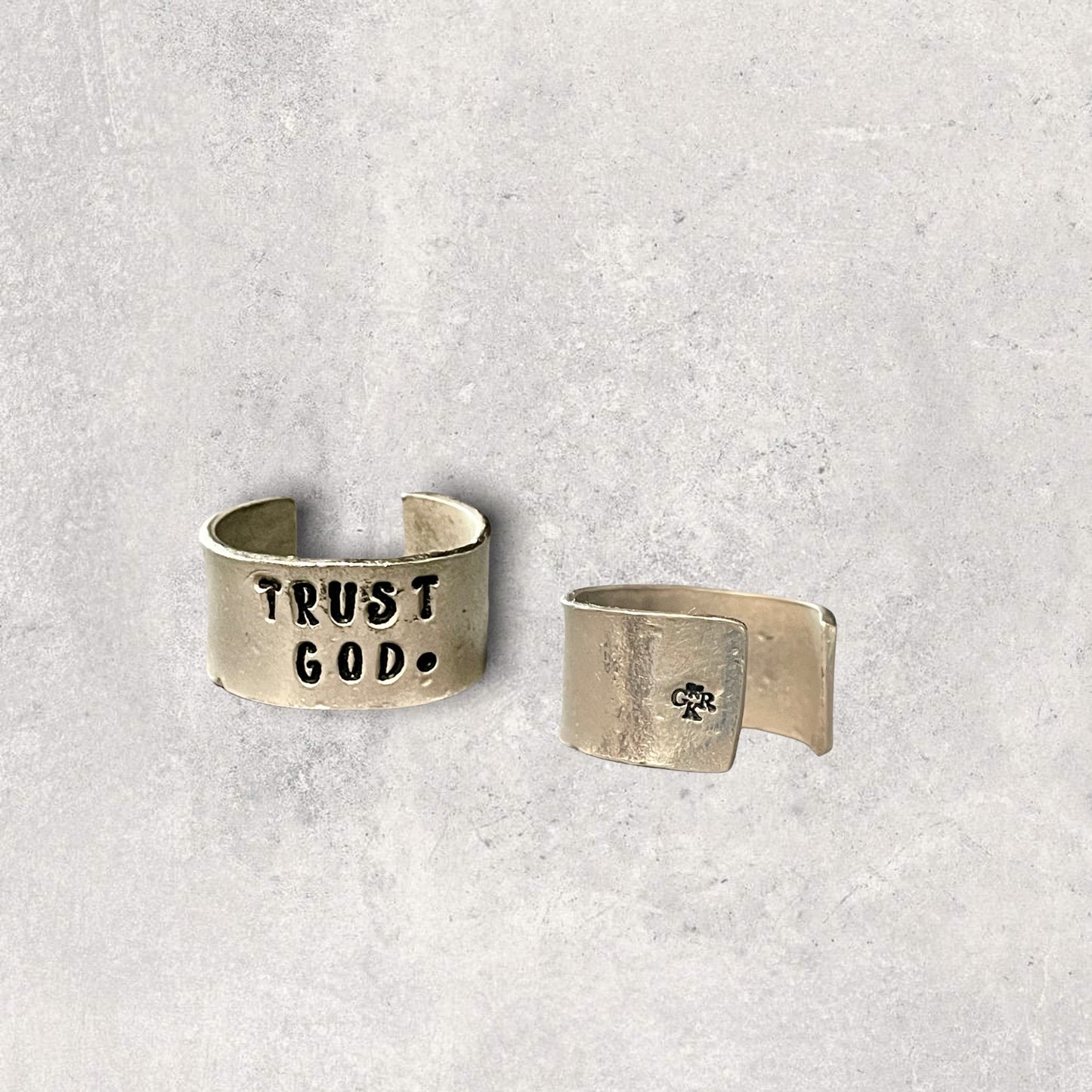 Trust God. Cuff Ring