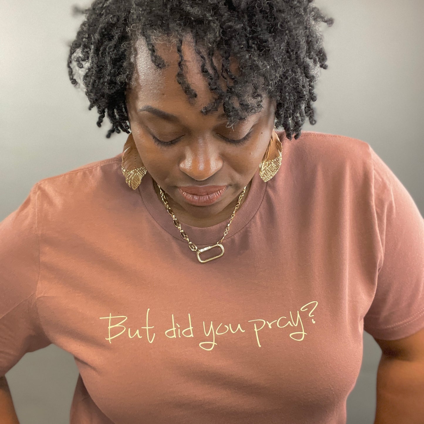 But did you pray Unisex Short-Sleeve Tee