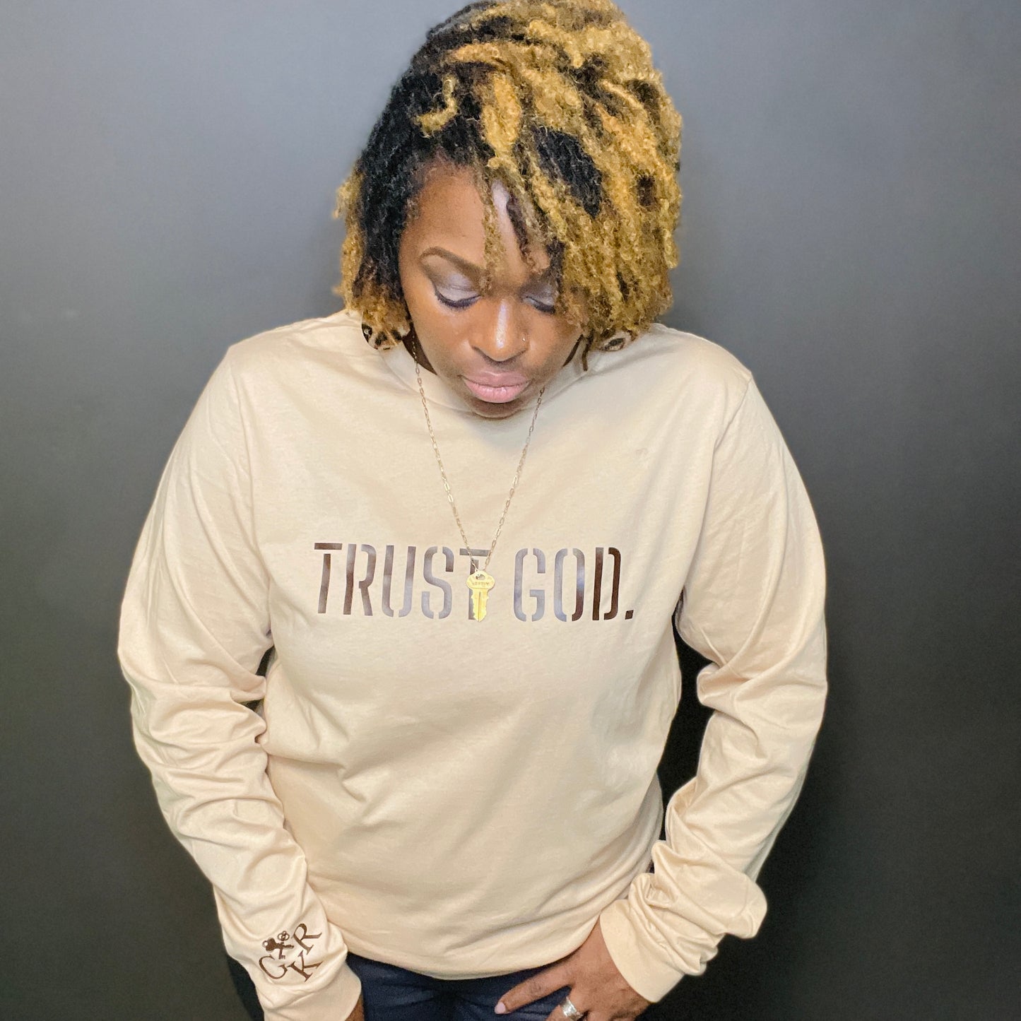 Trust God Unisex Long-Sleeve Tee