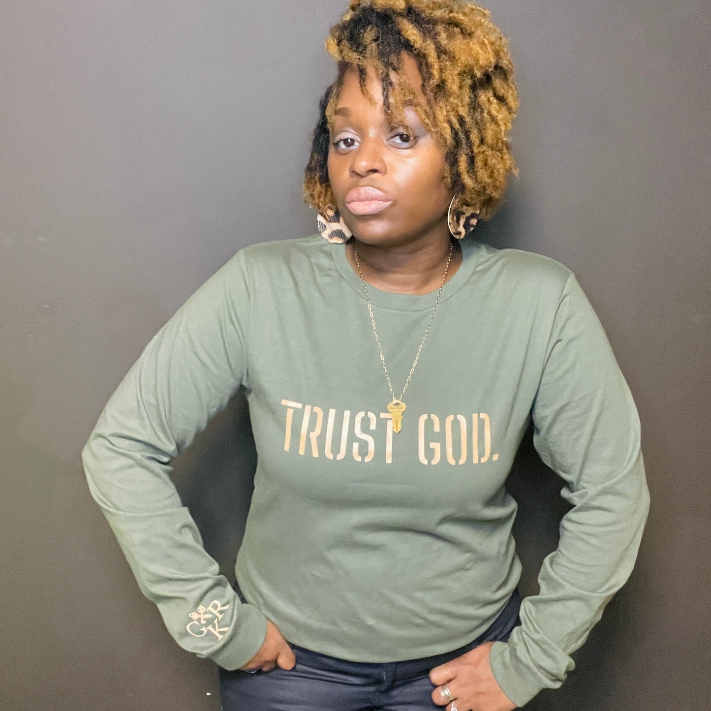 Trust God Unisex Long-Sleeve Tee