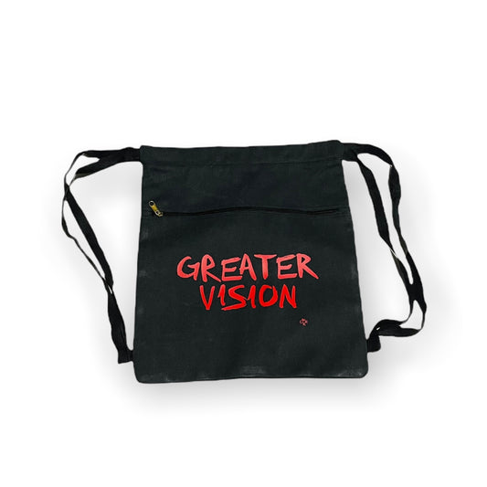 Greater Vision Drawstring Canvas Bag