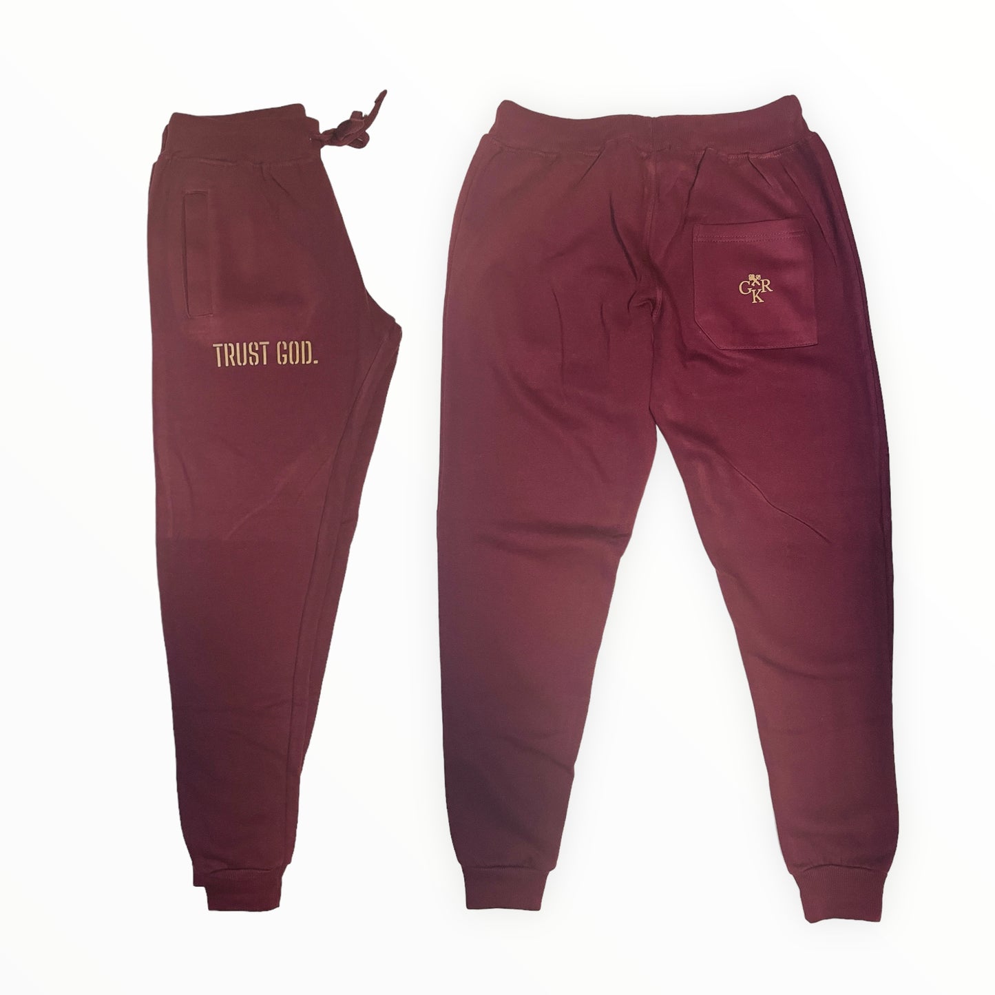 Trust God Unisex Premium Joggers