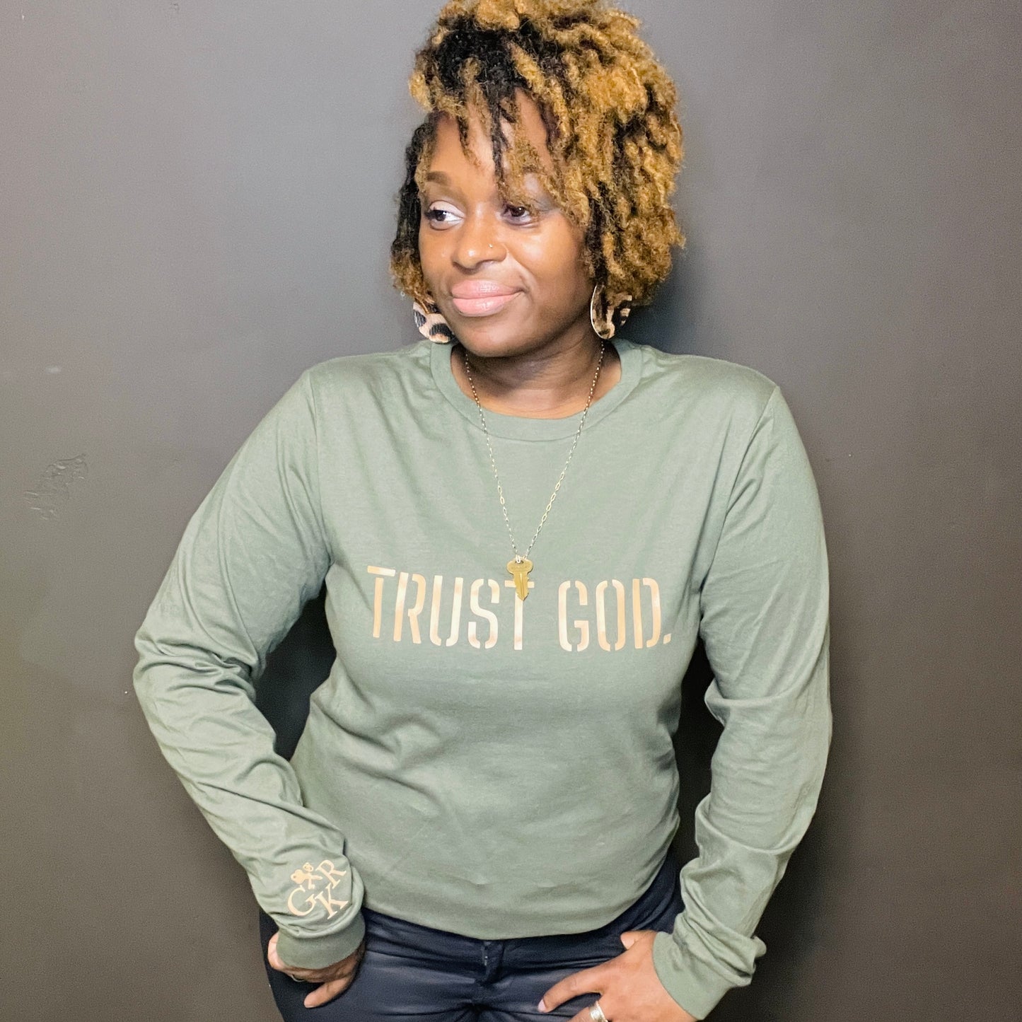 Trust God Unisex Long-Sleeve Tee