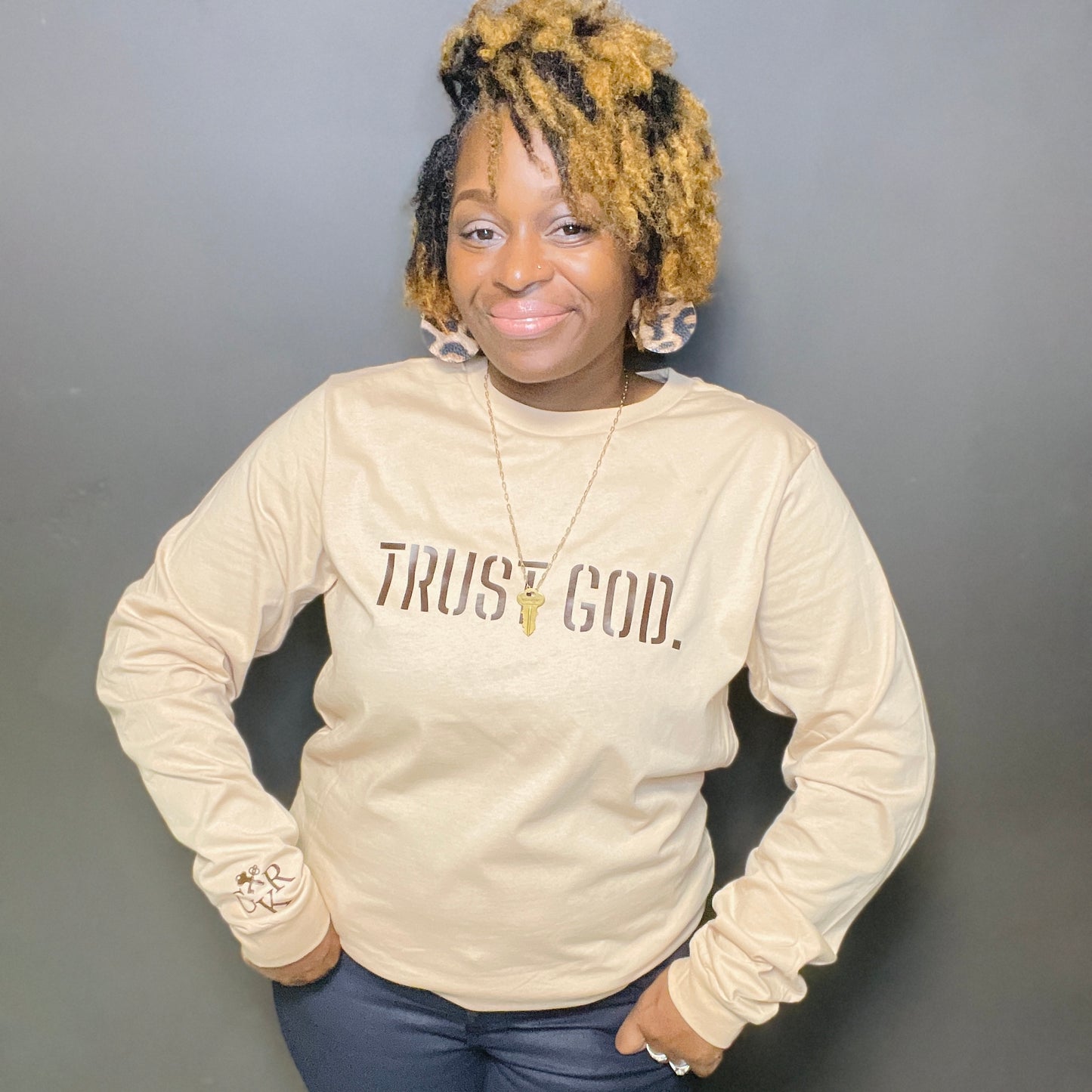 Trust God Unisex Long-Sleeve Tee